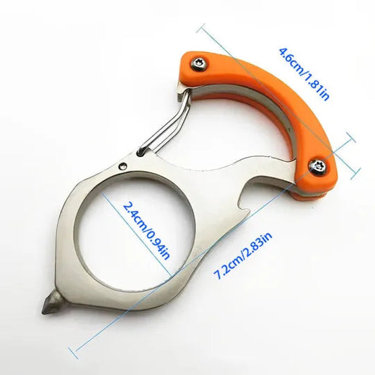 Multifunctional Keychain Self-defense Portable Car Keychain Bottle Opener