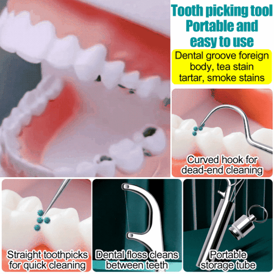 304 Stainless Steel Toothpick Teeth Picking Tool