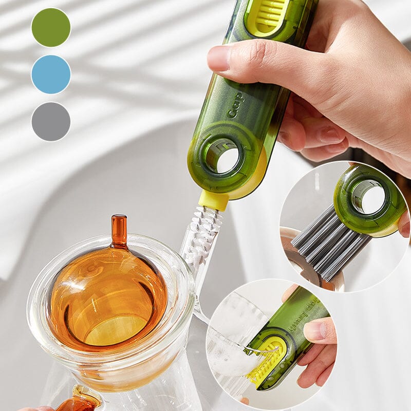 🔥Year-end Sale✨ 3 in 1 Multipurpose Water Bottle Cleaner Brush 🎁Buy 1 Get 1 Free
