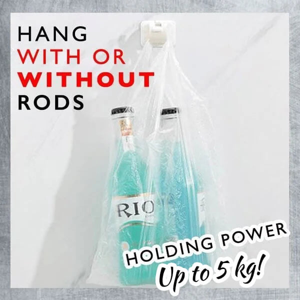 Nail-free Adjustable Rod Bracket Holders