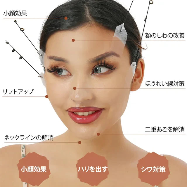 Invisible face slimming band
