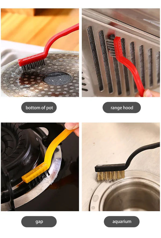 3 Multi-functional Stainless Steel Cleaning Brushes