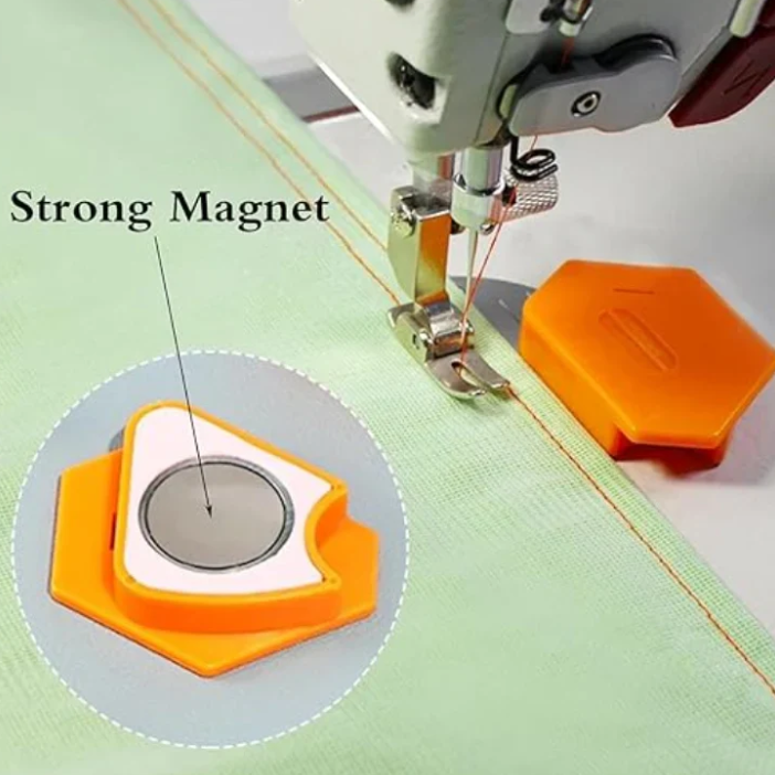 Magnetic Seam Guide for Sewing Machine