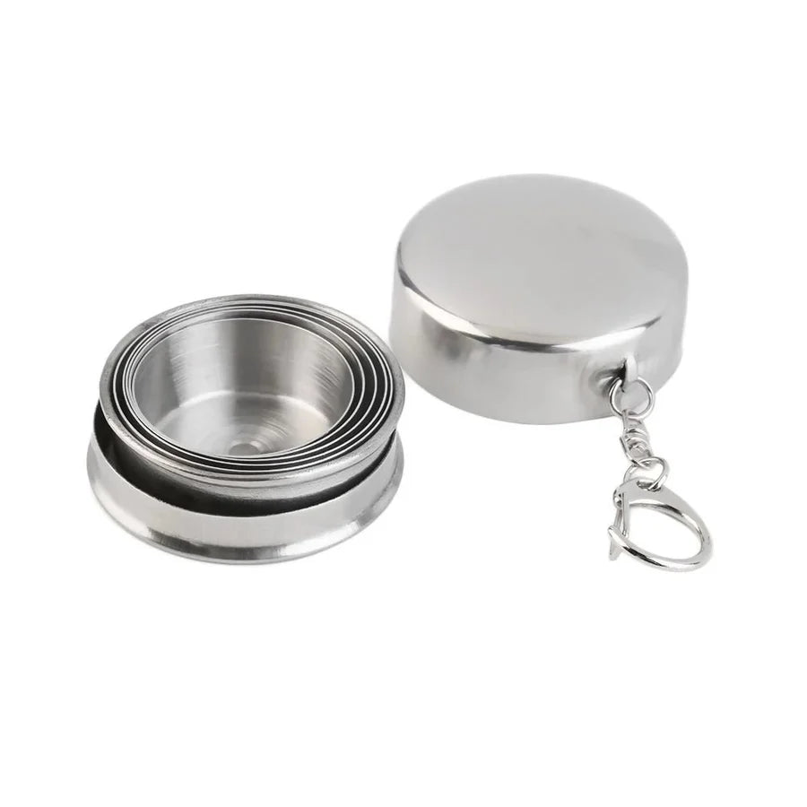 🔥HOT SALE🔥Stainless Steel Telescopic Cup Portable Outdoor Travel Camping Folding Cup