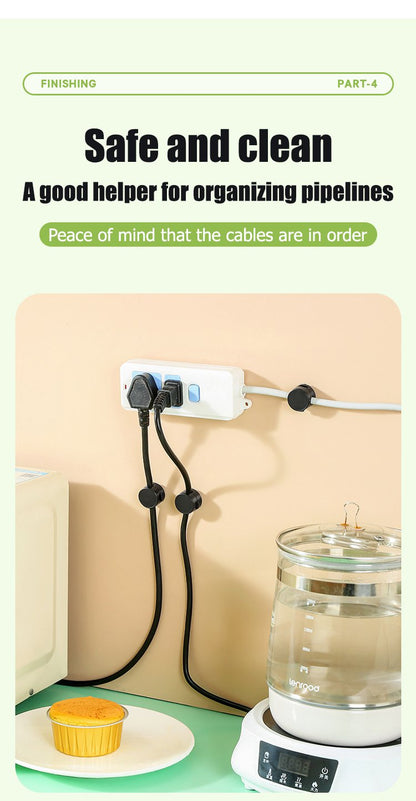 Magnetic rotating cable organizer