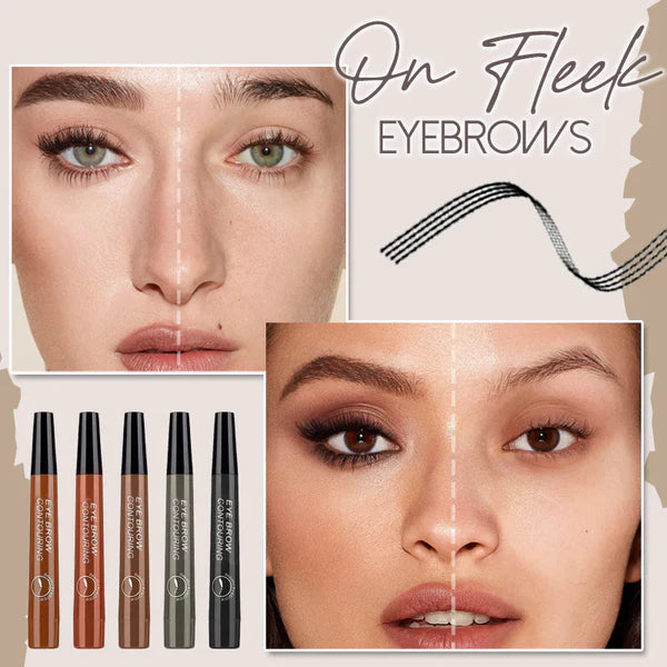 4 Colors Eyebrow Pencil