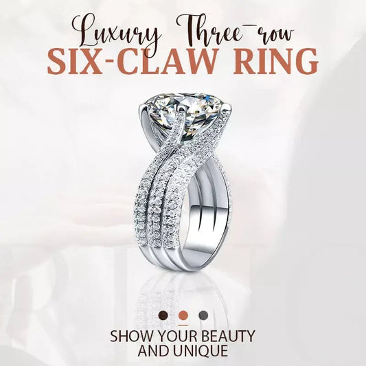 🔥 3-Carat Super Flash Moissanite Ring