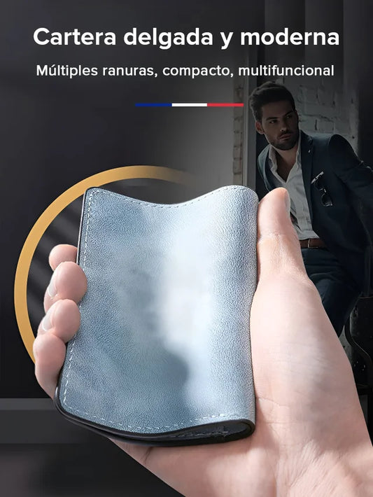Ultra-thin Men's Mini Multi-function Wallet