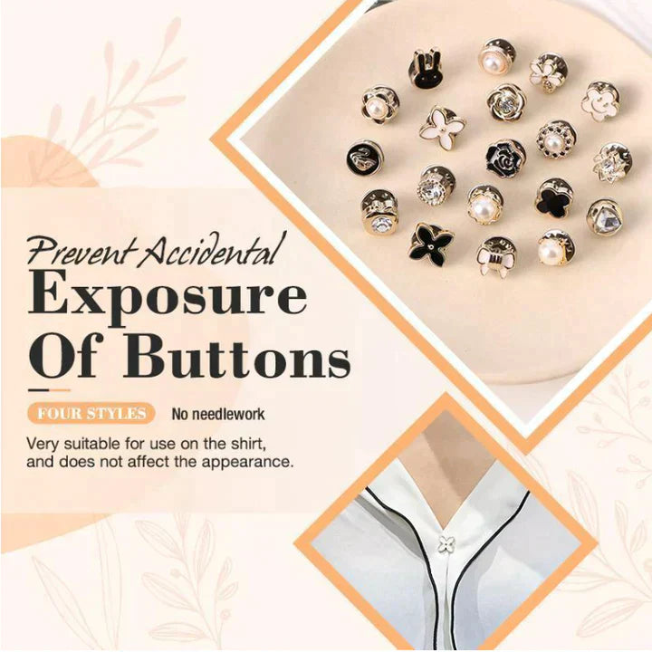 Multipurpose No-Sew Classy Buttons (10 Pcs)