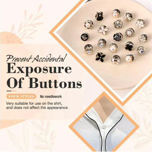 Multipurpose No-Sew Classy Buttons (10 Pcs)