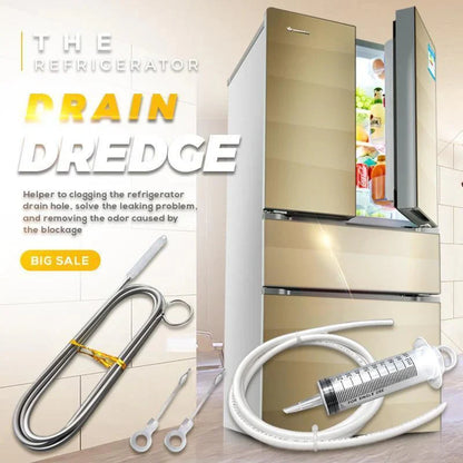 Refrigerator drain cleaner
