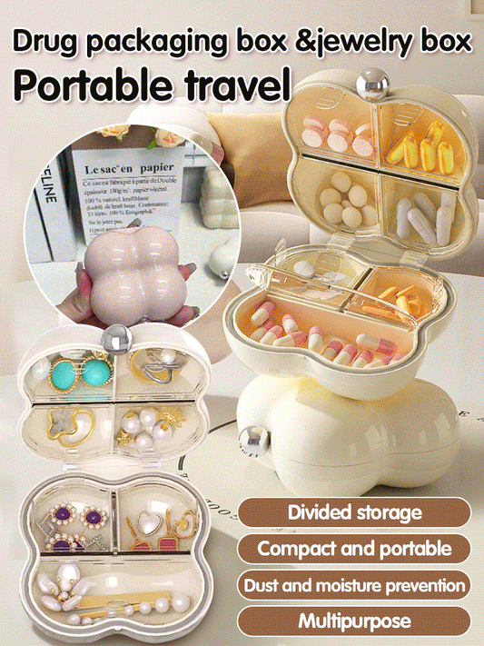 Portable Medicine Packaging Jewelry Box