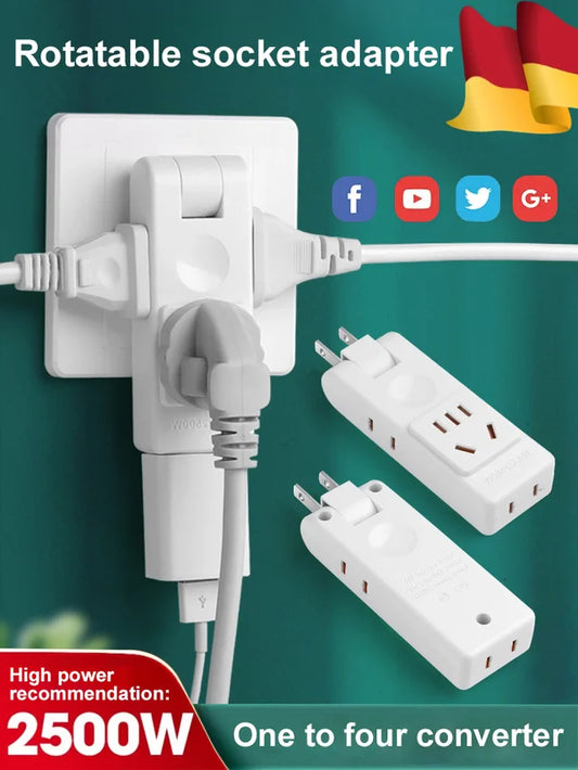 Porous rotatable pure copper socket converter