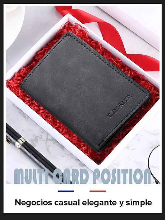 Ultra-thin Men's Mini Multi-function Wallet