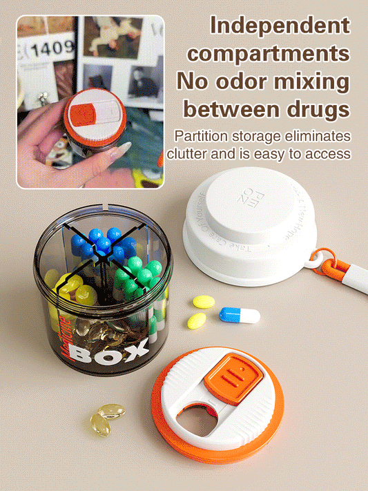 Buy 1 Get 1 Free🎁Portable Split Medicine Box with Handle