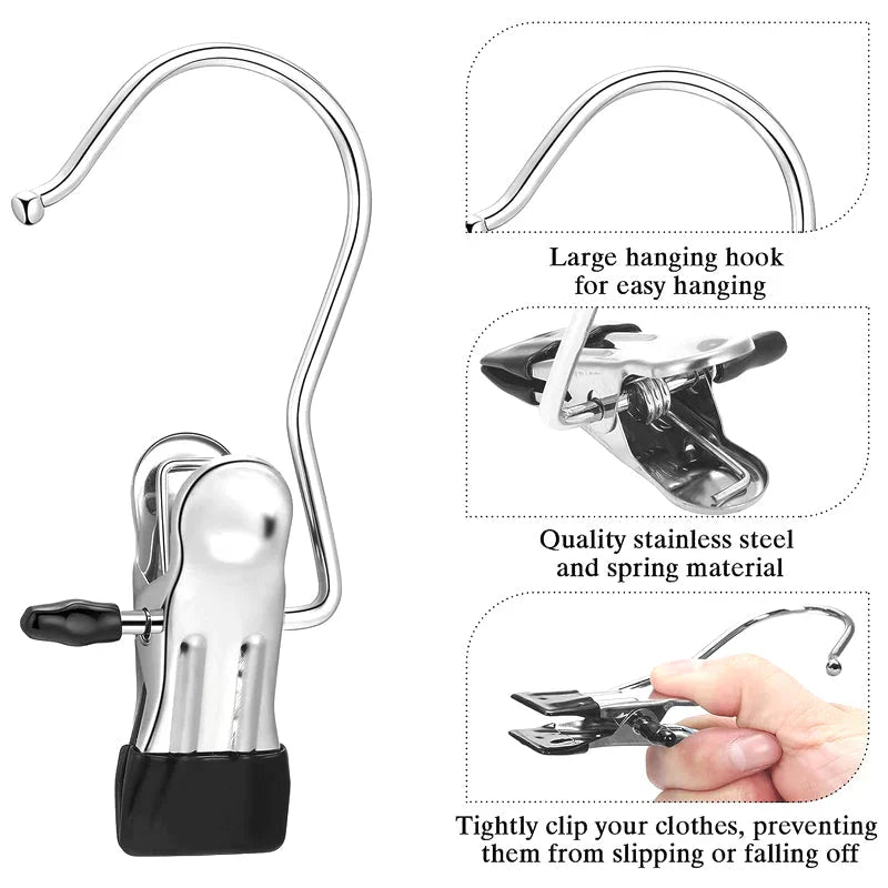 🔥Hot Sale！Heavy Duty Hanging Hooks Clips