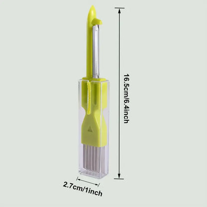 🔥Price Reduce Promotion!Stainless Steel 2-in-1 Shallot Peeling Tool