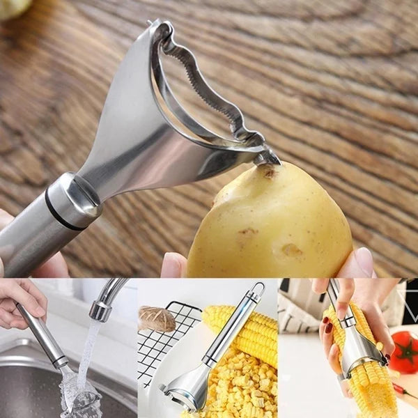 Premium Stainless Steel Corn Peeler