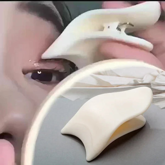 Artificial eyelash auxiliary clip