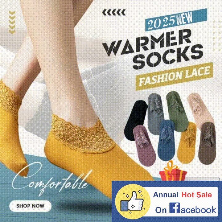 Buy 1 Pair Get 1  Pair Free🎁New Fashion Lace Warmer Socks