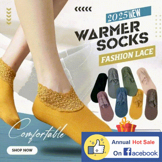 Buy 1 Pair Get 1  Pair Free🎁New Fashion Lace Warmer Socks