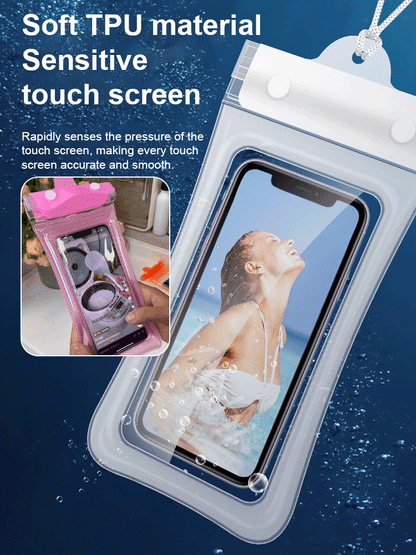 Strong waterproof Mobile Phone Touch Screen Drift Airbag Protective Bag