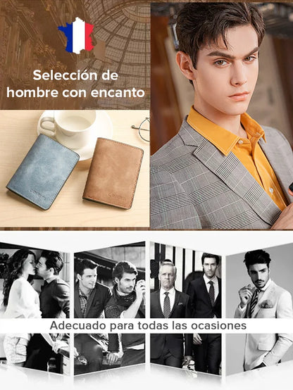 Ultra-thin Men's Mini Multi-function Wallet