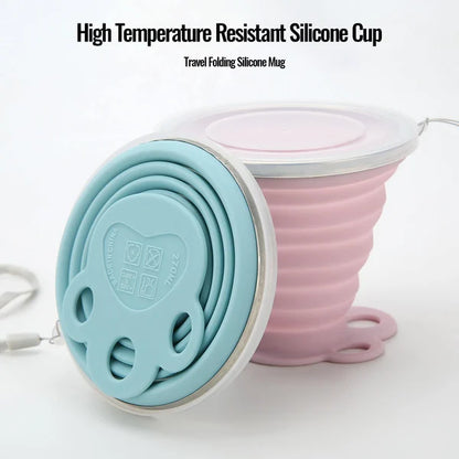 Silicone Foldable Portable Cat Paw Water Cup
