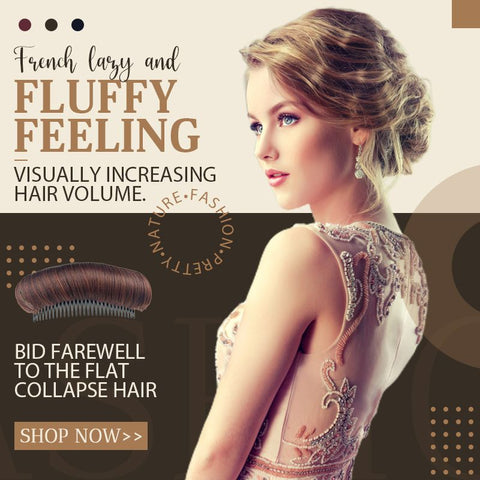 ✨Invisible Volumizing Hair Clip – No-Slip Lift & Natural Look | Cash on Delivery