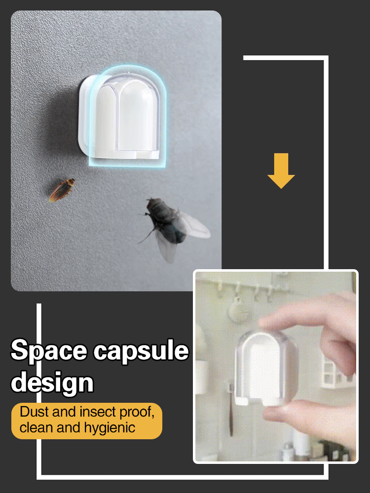 Wall mounted pull-out covered toothbrush holder