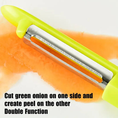 🔥Price Reduce Promotion!Stainless Steel 2-in-1 Shallot Peeling Tool