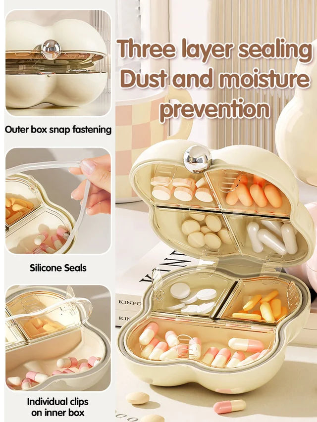 Portable Medicine Packaging Jewelry Box