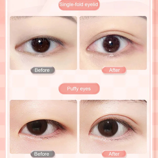 Realistic invisible lace double eyelid stickers