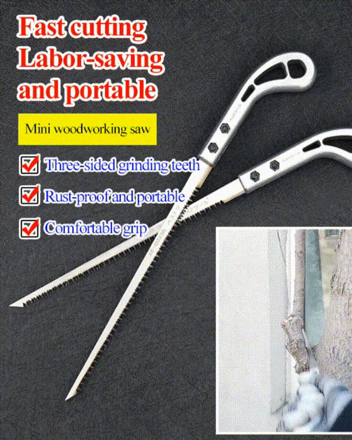 🌟Japan Imported 💎Mini Woodworking Hand Saw