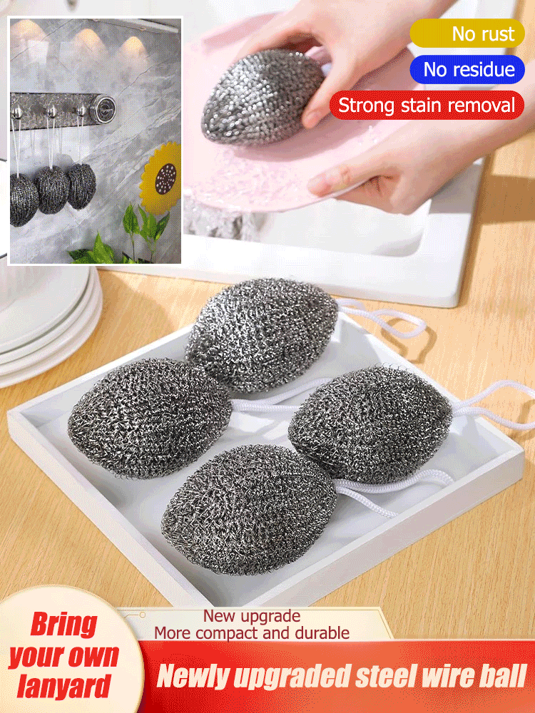 Newly upgraded steel wire ball with hanging rope