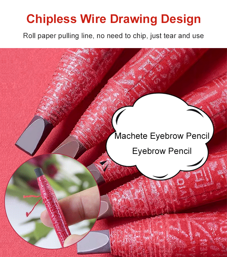 Buy 1 Get 1 Free🎁Red Rose Pull Eyebrow Pen
