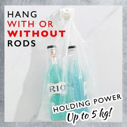 Nail-free Adjustable Rod Bracket Holders