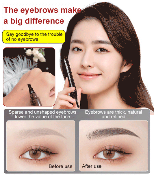 4 Colors Eyebrow Pencil