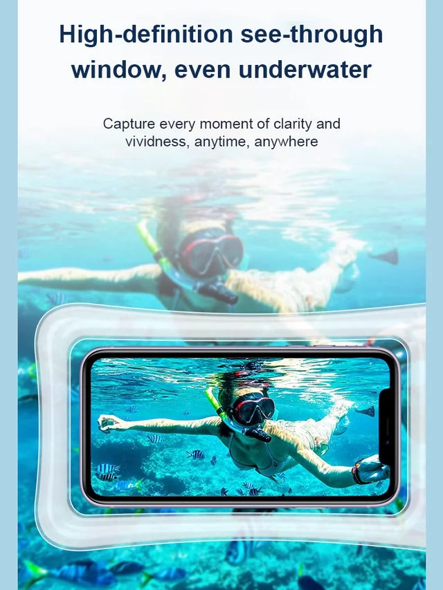 Strong waterproof Mobile Phone Touch Screen Drift Airbag Protective Bag