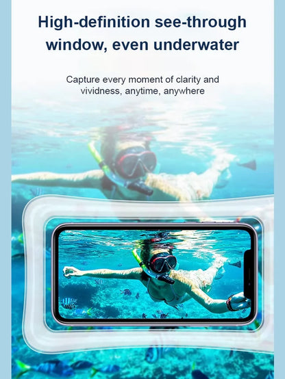 Strong waterproof Mobile Phone Touch Screen Drift Airbag Protective Bag