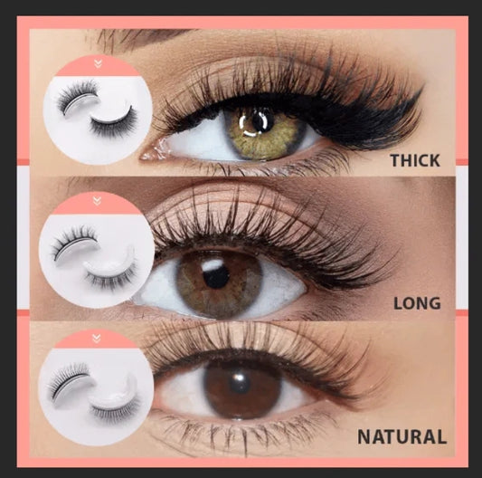 Reusable Self-adhesive False Eyelashes