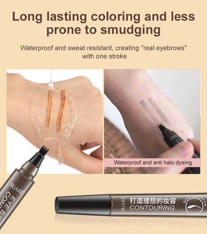4 Colors Eyebrow Pencil