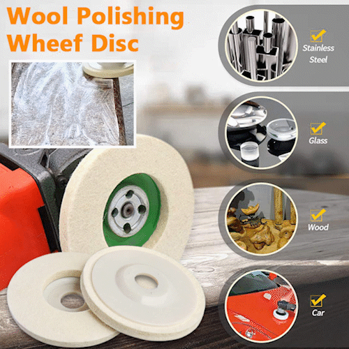 🎁Wool Felt Polishing Wheel Disc