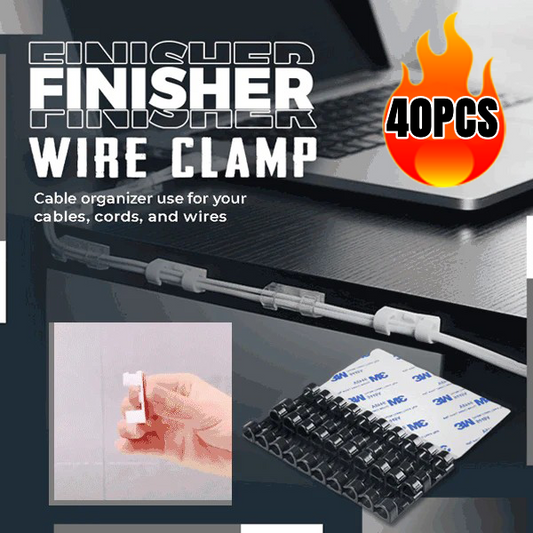 💎Home Essentials：Finisher Wire Clamp 40PCS