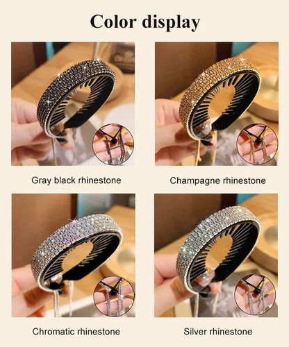Star Sparkling Rhinestone Tassel Hair Clip