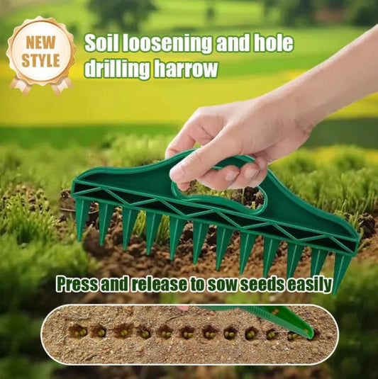 New sowing loosening and drilling harrow