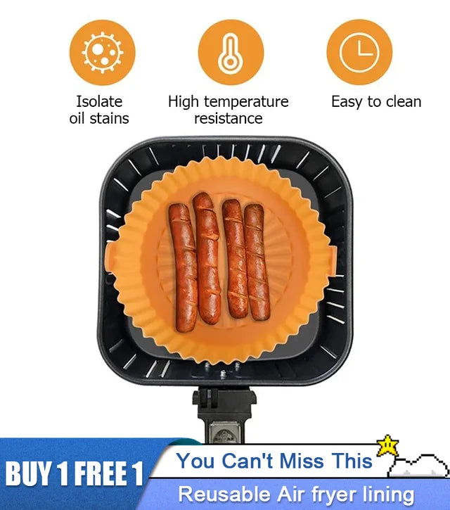Air Fryer Silicone Baking Pan
