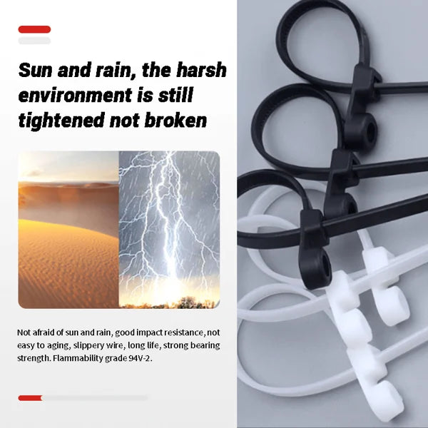 Screw Hole Cable Ties