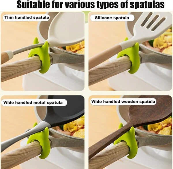 Silicone Pot Clip Spoon Rest