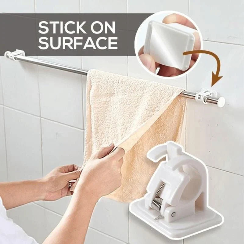 Nail-free Adjustable Rod Bracket Holders